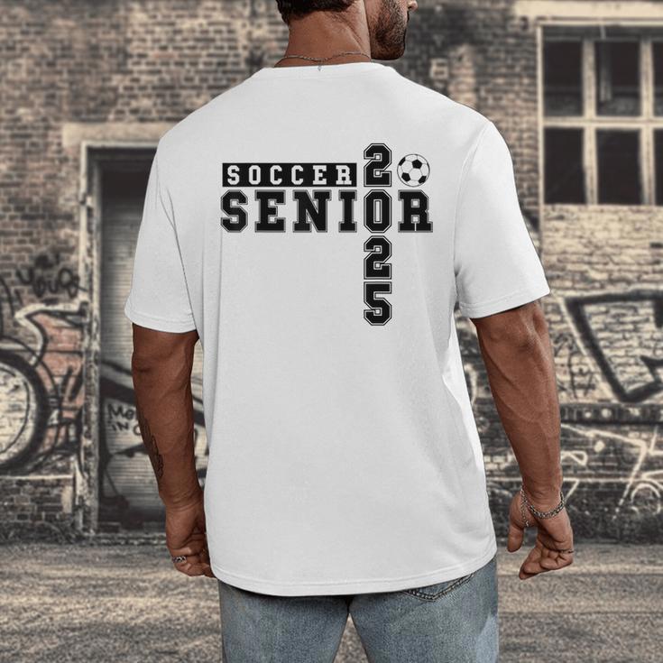 Soccer Senior Night Soccer Senior 2025 Graduation 26 Men's Back Print T-Shirt