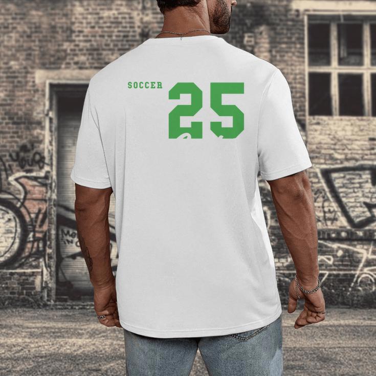 Soccer Senior Night Soccer Senior 2025 Graduation 44 Men's Back Print T-Shirt