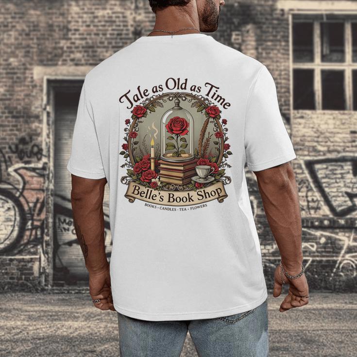 Tale As Old As Time Belle's Book Shop Book Coffee Book Men's Back Print T-Shirt
