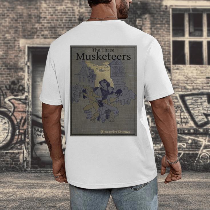 The Three Musketeers Book Cover Men's Back Print T-Shirt
