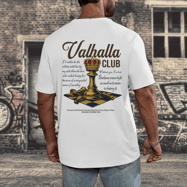 Valhalla Club Vintage Twisted Kings Sin Ana Book Love Alex Men's Back Print T-Shirt Valhalla Club Vintage Twisted Kings Sin Ana Book Love Alex Men's Back Print T-Shirt