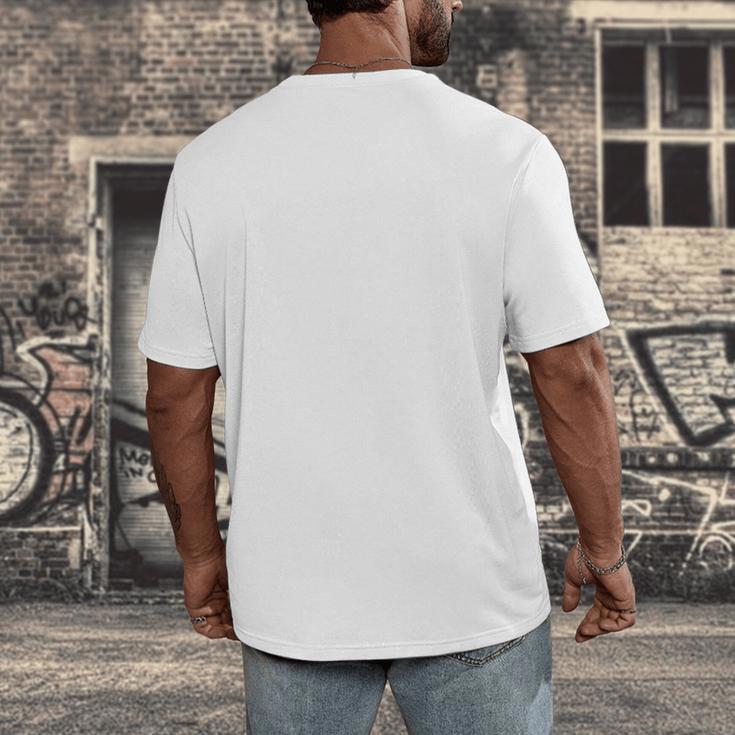 Vintage Retro Coffee Books And Dogs Men's Back Print T-Shirt