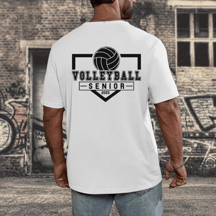Volleyball Senior Night Volleyball Senior 2025 Graduation 30 Men's Back Print T-Shirt