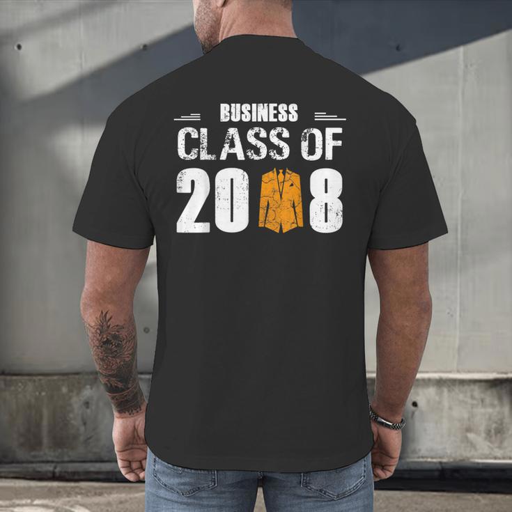 2018 Business Graduation Shirt Business Major Men's Back Print T-Shirt