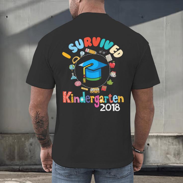 2018 Kindergarten Graduation Graduate Boys Girls Shirt Men's Back Print T-Shirt
