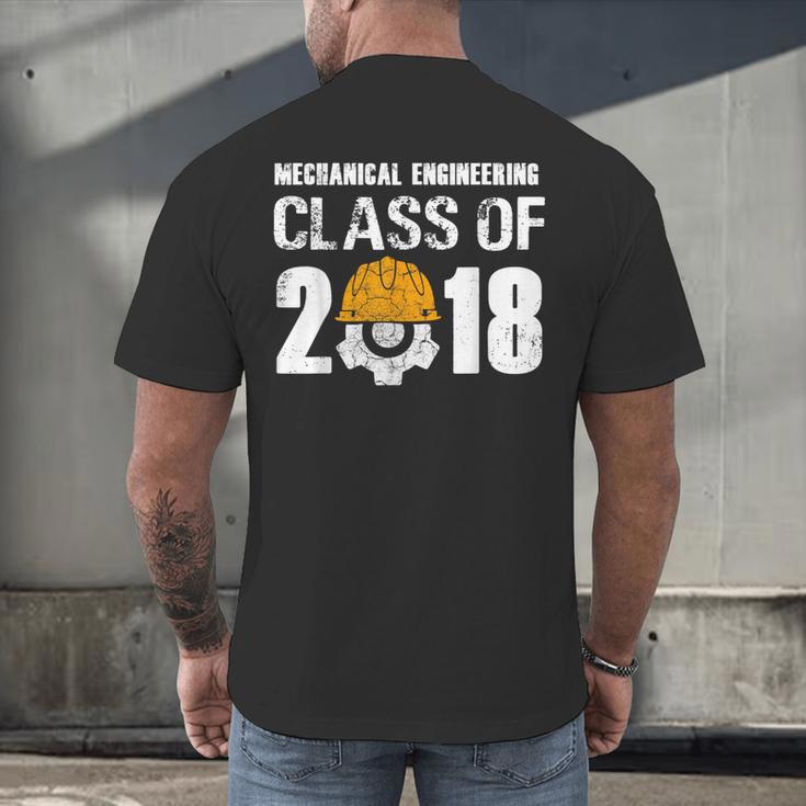 2018 Mechanical Engineering Graduation Shirt Mechanic Men's Back Print T-Shirt