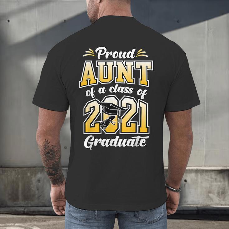 2021 Graduation Shirts For Family 2021 Graduation For Aunt Men's Back Print T-Shirt