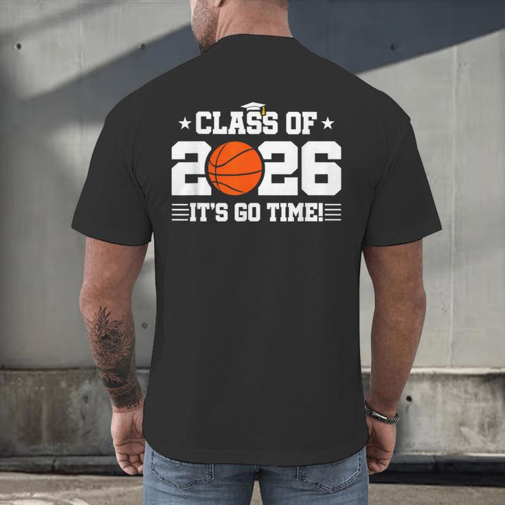 2026 Basketball Player 2026 Graduation Class Of 2026 Men's Back Print T-Shirt
