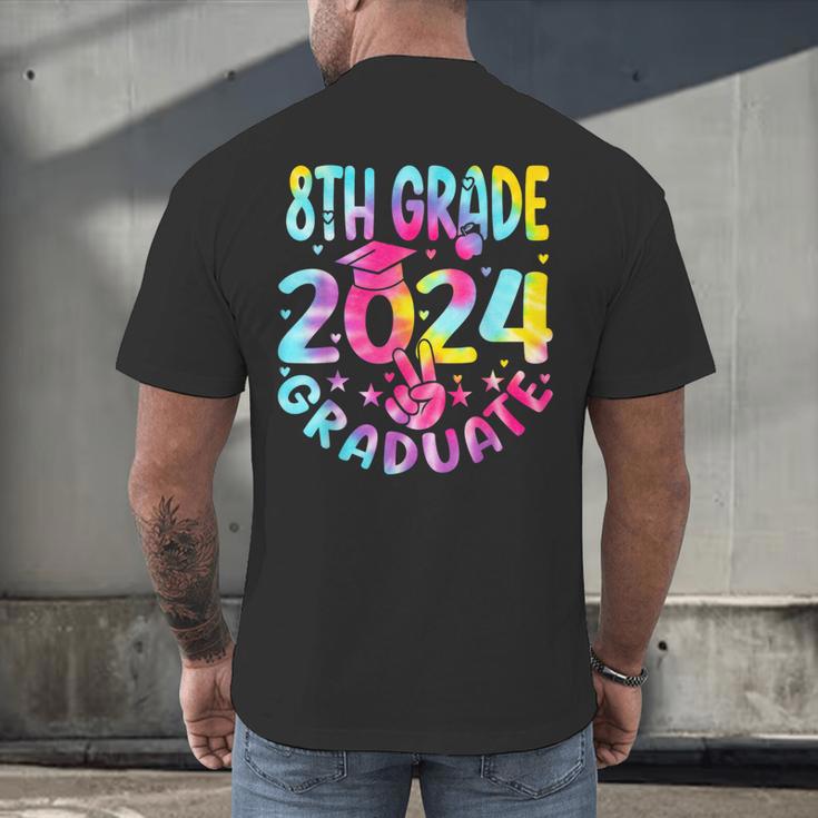 8th Grade Graduate 2024 Graduation Last Day Of School Tie Men's Back Print T-Shirt