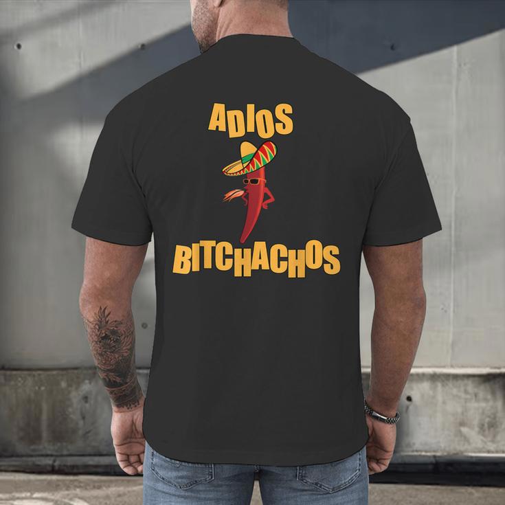 Adios Bitchachos Tee Cinco De Mayo Graduation Retirement Men's Back Print T-Shirt