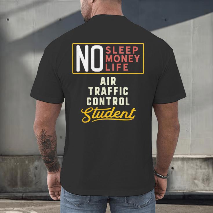Air Traffic Control Major Student Shirt Graduation Men's Back Print T-Shirt