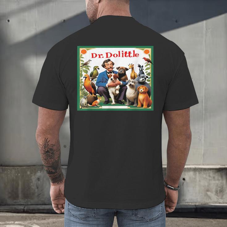 Animal Doctor & Communicator Dr Dolittle Children's Book Cover Men's Back Print T-Shirt