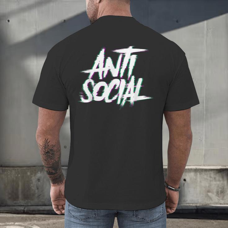 Anti Social Anti Social Club Introvert People Hate Men's Back Print T-Shirt