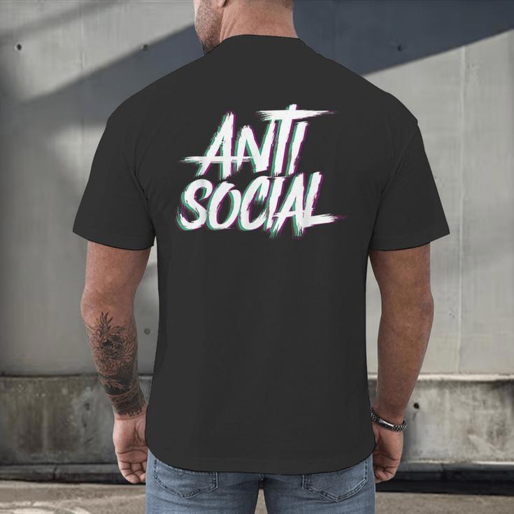 Anti Social Anti Social Club Introvert People Haters Men's Back Print T-Shirt