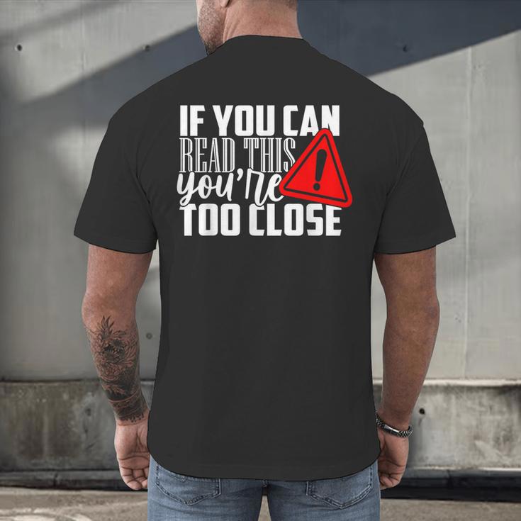Antisocial Keep Away Sarcastic Bad Attitude Introvert Men's Back Print T-Shirt Antisocial Keep Away Sarcastic Bad Attitude Introvert Men's Back Print T-Shirt