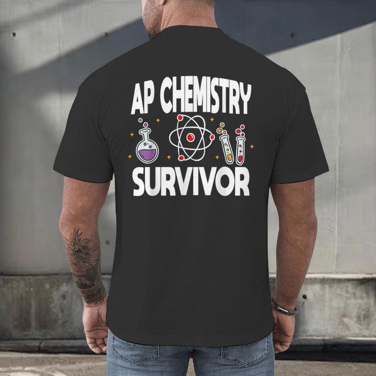 AP Chemistry Survivor Graduation 2024 High School Men's Back Print T-Shirt