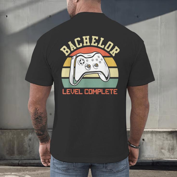Bachelor Degree 2026 Bachelor Graduation Men's Back Print T-Shirt