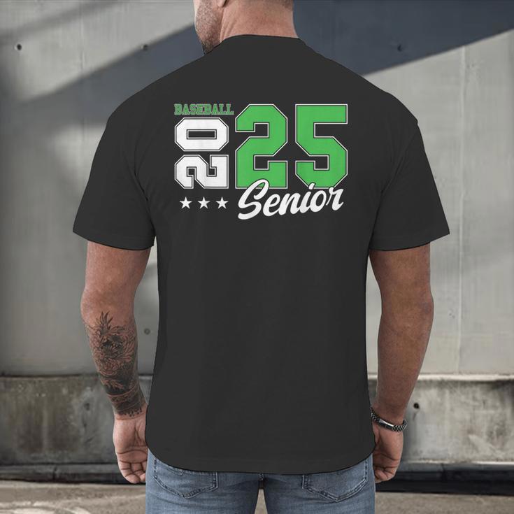 Baseball Senior Night Baseball Senior 2025 Graduation 61 Men's Back Print T-Shirt