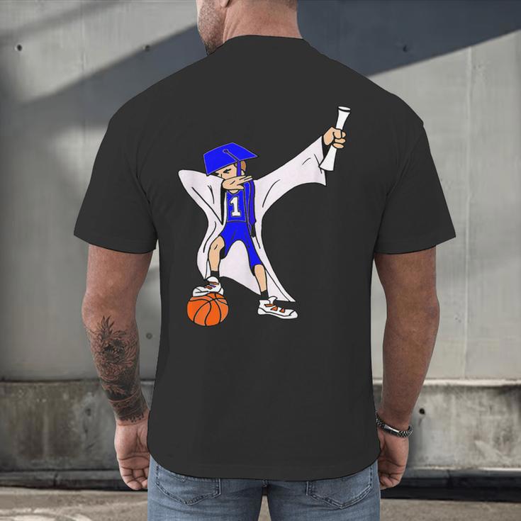 Basketball Dabbing Shirt Senior Graduation Him Her Men's Back Print T-Shirt