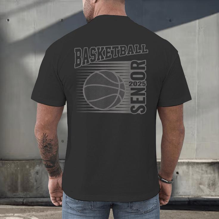 Basketball Senior For Boys &Girls Class 2025 Graduation Men's Back Print T-Shirt