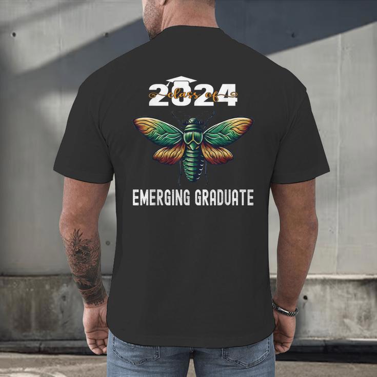 Biology Class Of 2024 Emerging Graduation For Him Men's Back Print T-Shirt