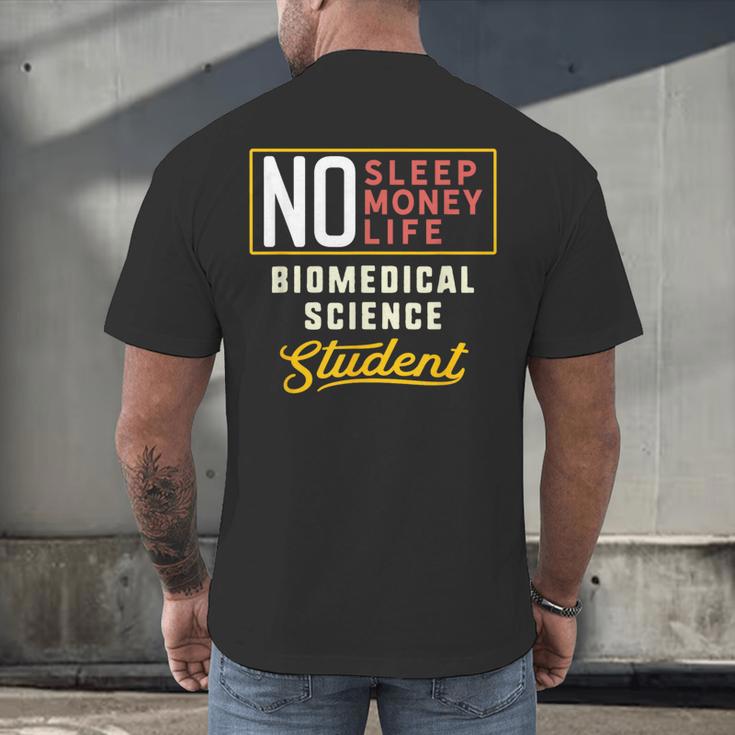 Biomedical Science Major Student Shirt Graduation Men's Back Print T-Shirt