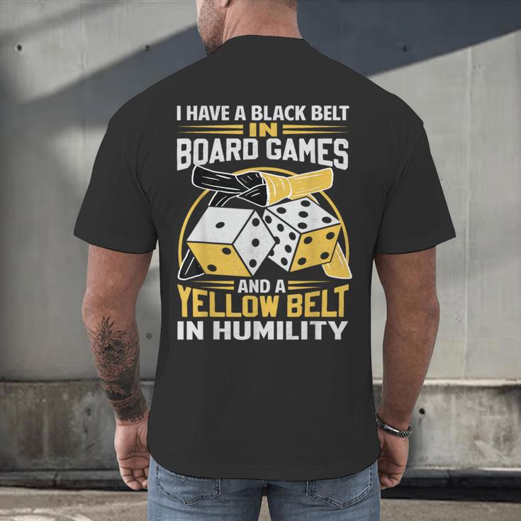 Board Game Saying Shy Introvert Geeks Men's Back Print T-Shirt Board Game Saying Shy Introvert Geeks Men's Back Print T-Shirt