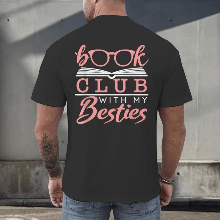Book Club With My Besties Men's Back Print T-Shirt