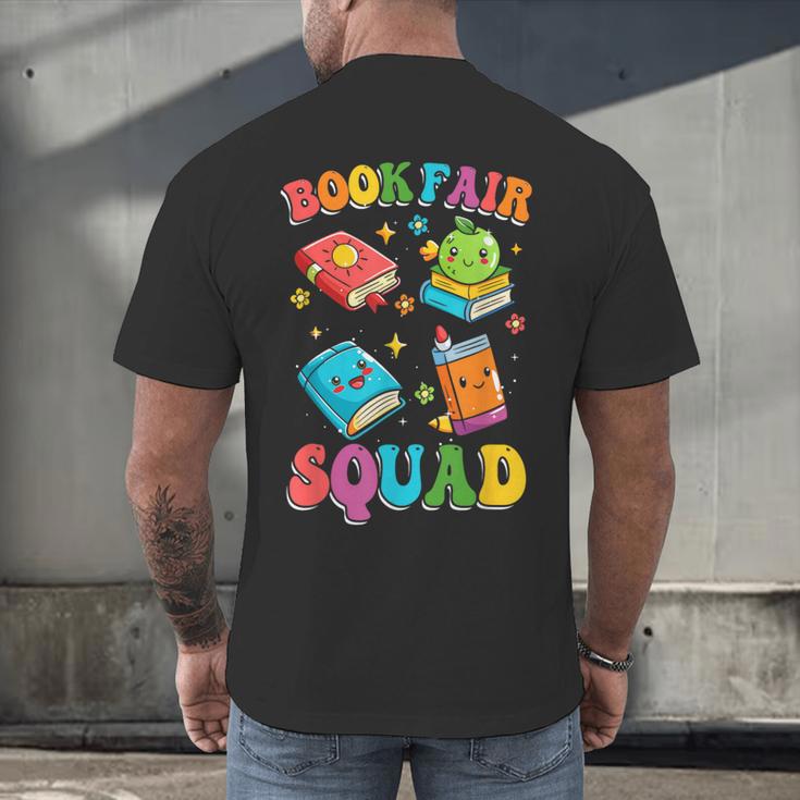 Book Fair Squad Men's Back Print T-Shirt