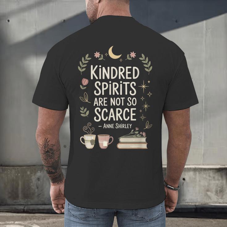 Book Lover Friend Quote Anne Men's Back Print T-Shirt