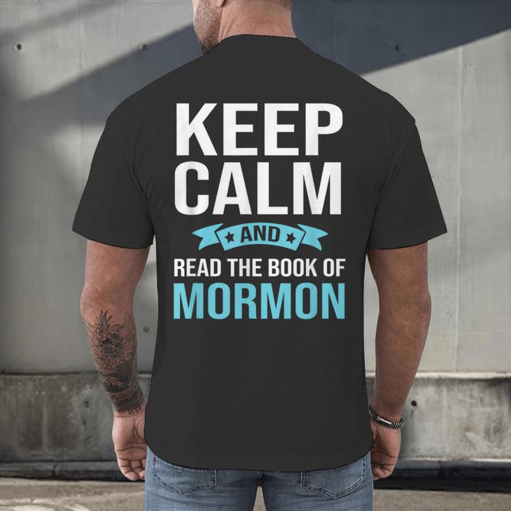 Book Of Mormon LDS Missionary Church Of Latter Day Saints Men's Back Print T-Shirt