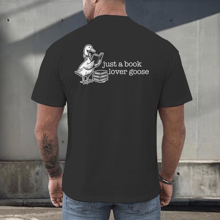 Bookish Club Silly Lover Book Reader Reading Gift Men's Back Print T-Shirt