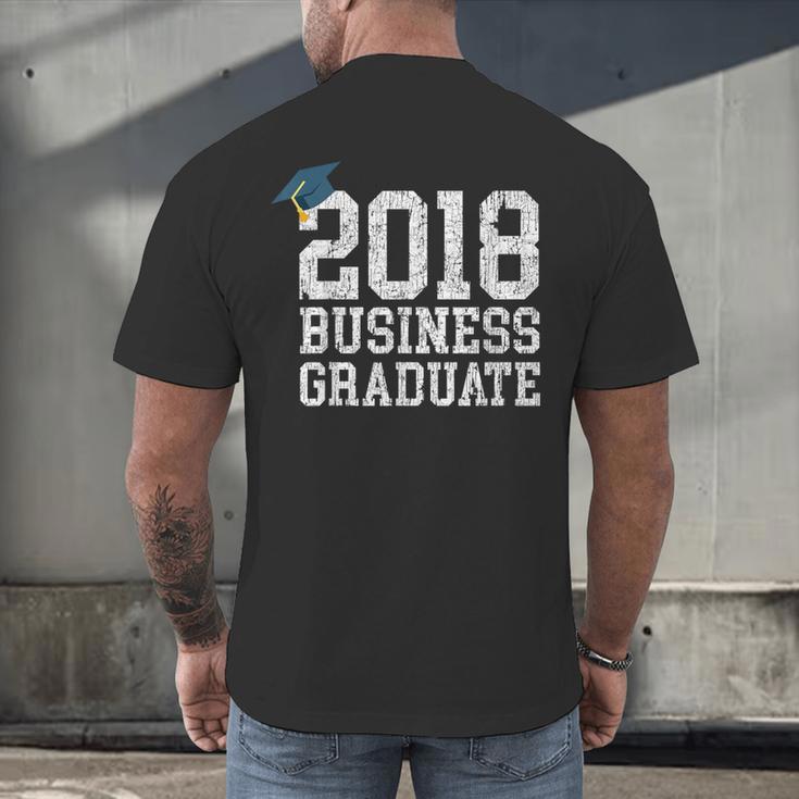 Business Major Shirt 2018 Business Graduation Graduate Men's Back Print T-Shirt