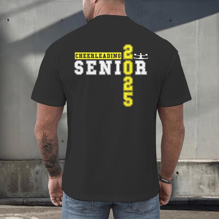 Cheerleading Senior Night Cheer Senior 2025 Graduation 11 Men's Back Print T-Shirt