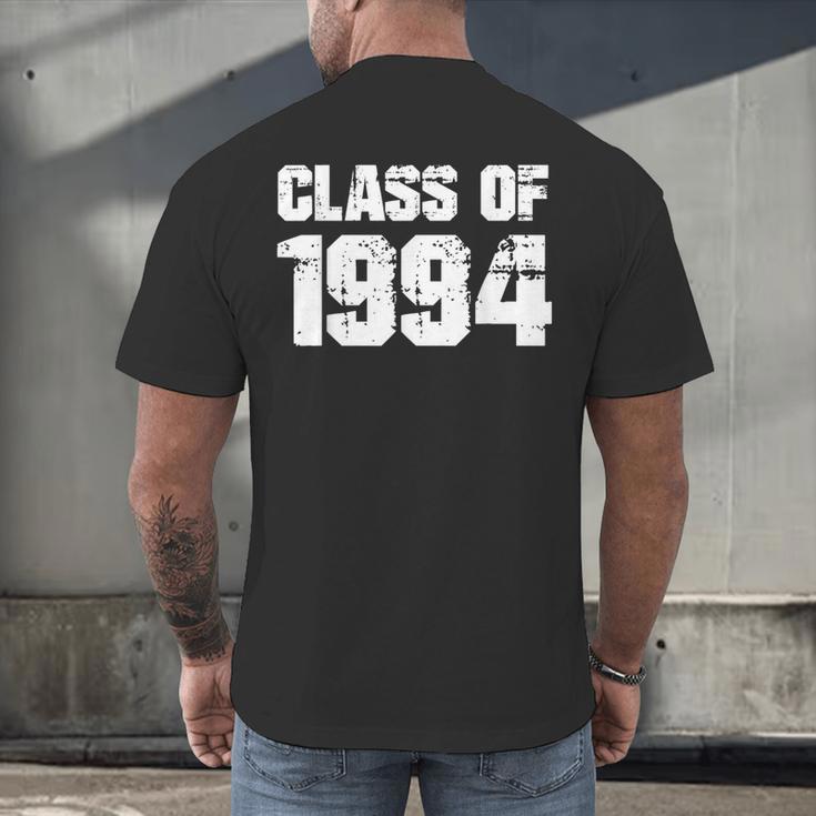 Class Of 1994 High School College Graduation Reunion T-Shirt Men's Back Print T-Shirt