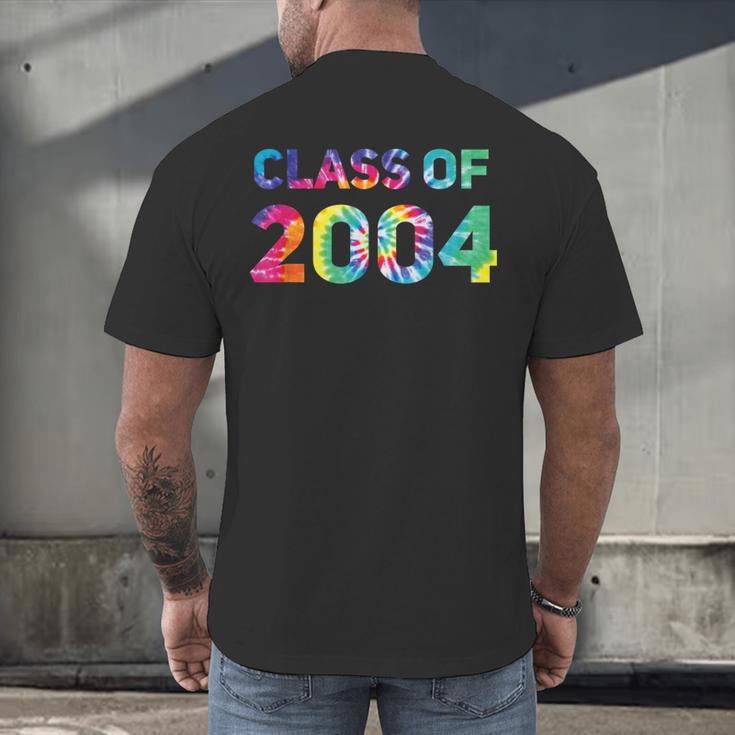 Class Of 2004 School Reunion College Highschool Graduation Men's Back Print T-Shirt