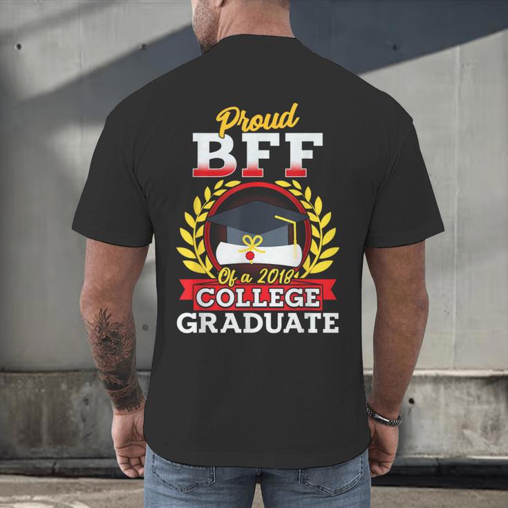 Class Of 2018 Graduation Tshirt For BFF Of Graduate Men's Back Print T-Shirt