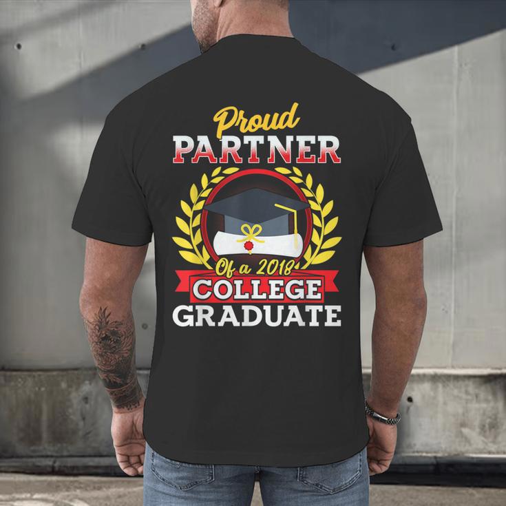Class Of 2018 Graduation Tshirt For Partner Of Graduate Men's Back Print T-Shirt