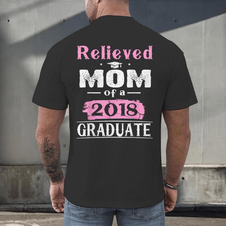 Class Of 2018 Graduation Shirt Mom Of Graduate Men's Back Print T-Shirt