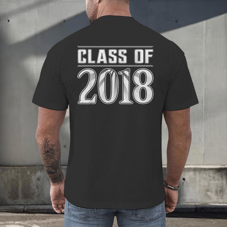Class Of 2018 Senior Graduation Year Idea s T-Shirt Men's Back Print T-Shirt