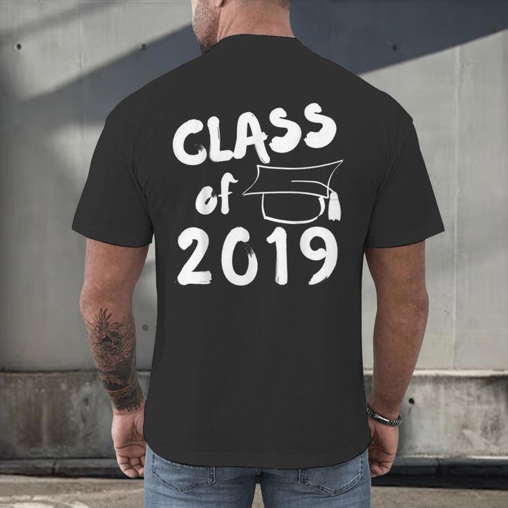 Class Of 2019 Graduation Shirt Men's Back Print T-Shirt