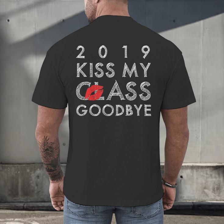 Class Of 2019 Pretty High School Senior GraduationShirt Men's Back Print T-Shirt