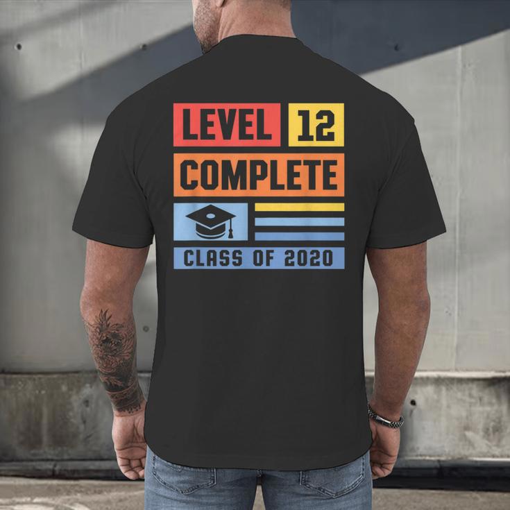Class Of 2019 Senior High School Graduation Level 12th Grade Men's Back Print T-Shirt