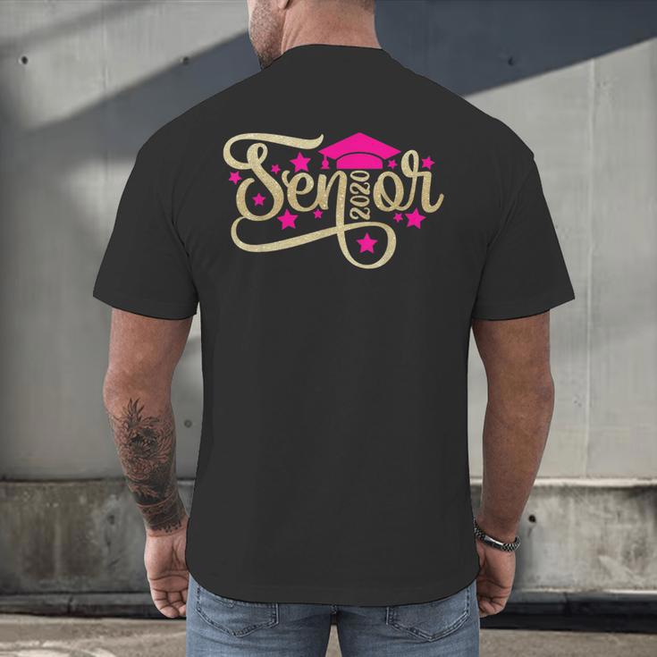 Class Of 2020 Girl Graduation SENIOR Class Of 2020 Men's Back Print T-Shirt
