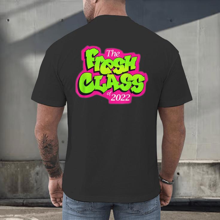 Class Of 2022 Future Fresh Senior 90's TV Style Graduation Men's Back Print T-Shirt