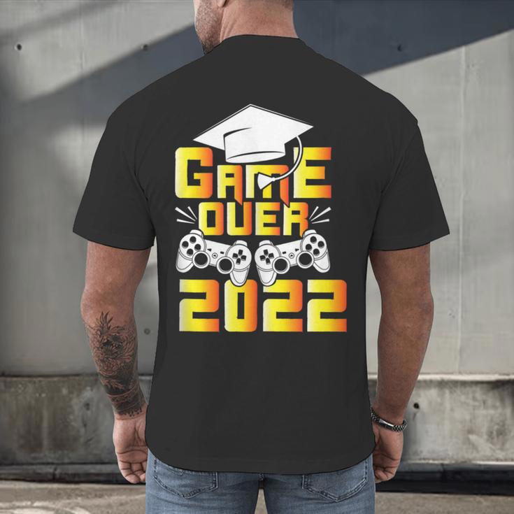 Class Of 2022 Graduation Gamer Video Console Graduate Class Men's Back Print T-Shirt