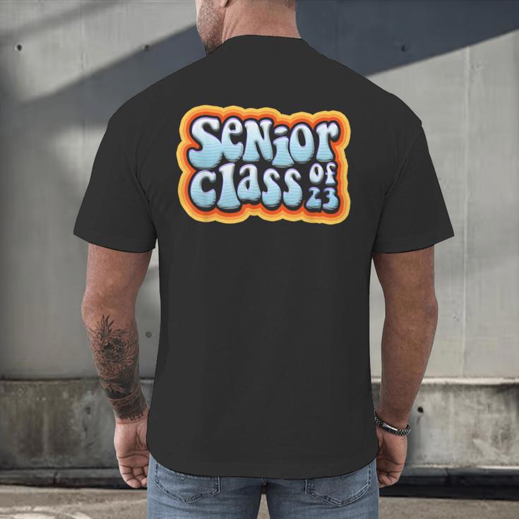 Class Of 2023 Graduating Senior Graduation Men's Back Print T-Shirt