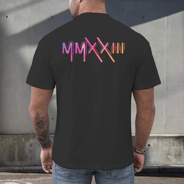 Class Of 2023 Senior 23 Graduation Idea Roman Numeral Men's Back Print T-Shirt