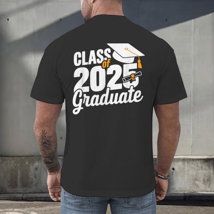 Class Of 2025 Graduate 2025 Graduation Men's Back Print T-Shirt