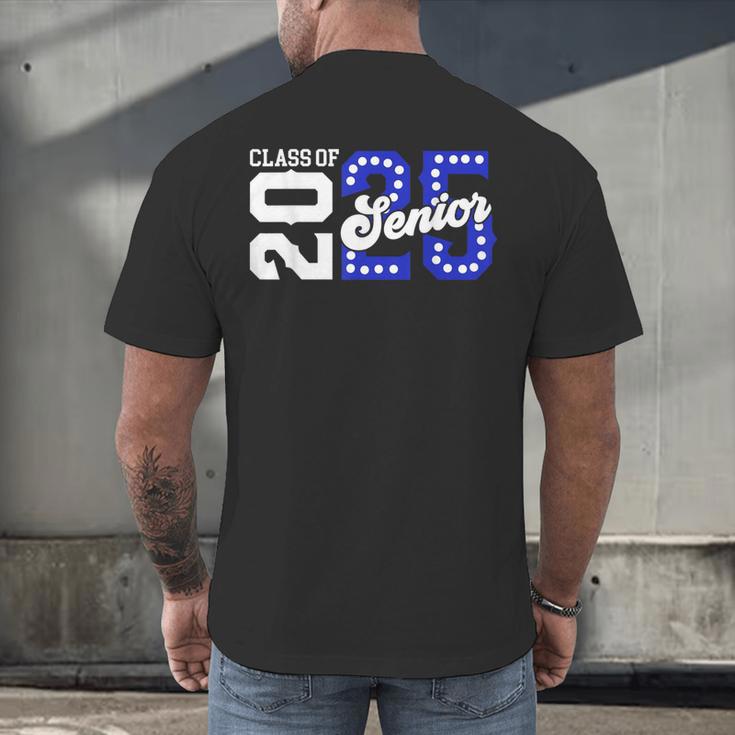 Class Of 2025 Senior 2025 Back To School Graduation Party Men's Back Print T-Shirt